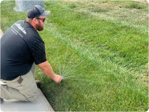 Smart irrigation system installation in Huntersville
